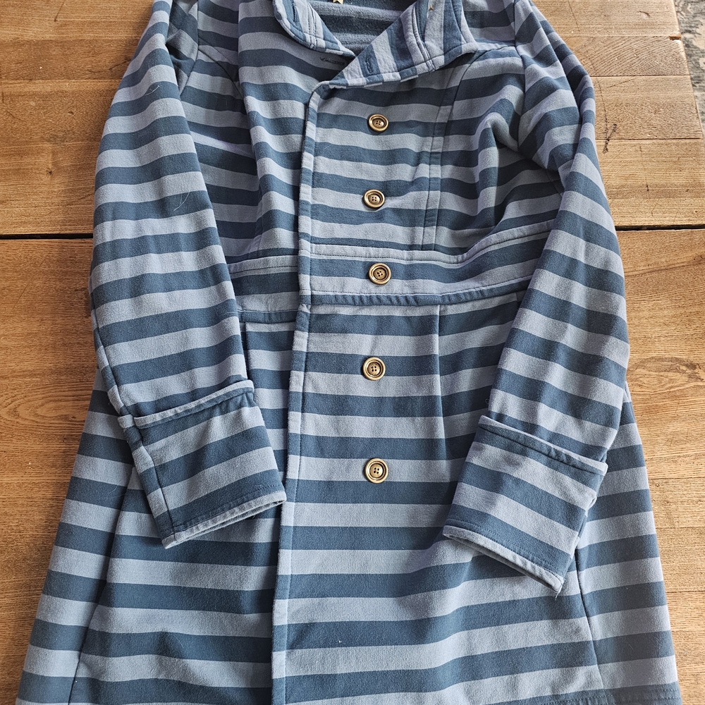Matilda Jane Navy and Light Blue Striped Garment